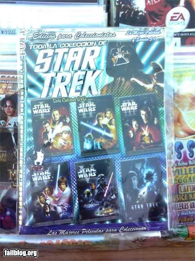 funny fail pics star trek star wars epic dvd cover fail