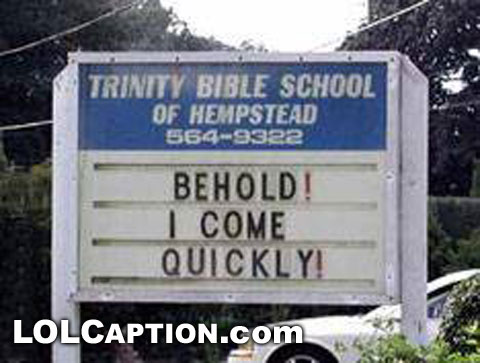 Funny Church Sign: God needs to see a doctor - Epic Fail Pics
