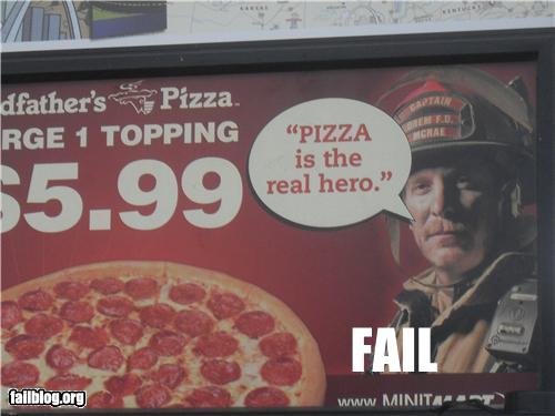 wtf fire fighter pizza hero