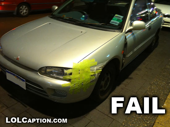 funny-fail-pics-fail-car-sticky-tape-lolcaption