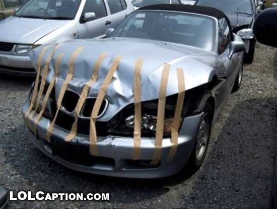 funny-fail-pics-lolcaption-bmw-sticky-tape